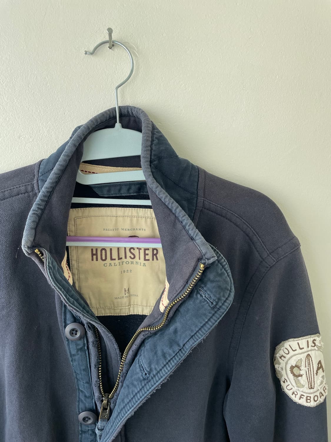 홀리스터 데미지 집업 자켓 M 상품이미지3