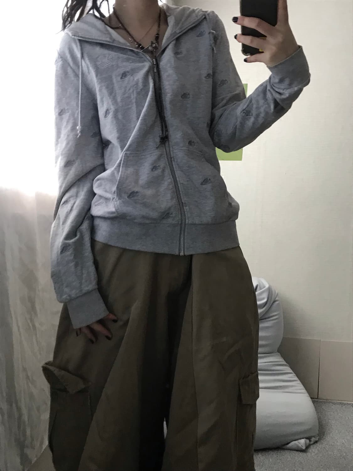 아디다스 그레이 파이어버드 슈퍼스타 후드집업 상품이미지2