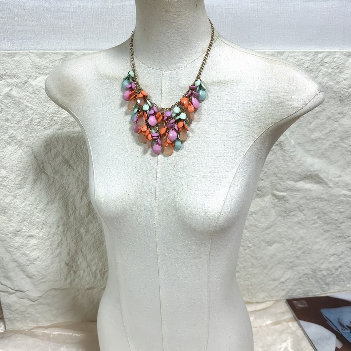 빈티지 레이어드 오리엔탈  쿠바체인 목걸이 상품이미지1