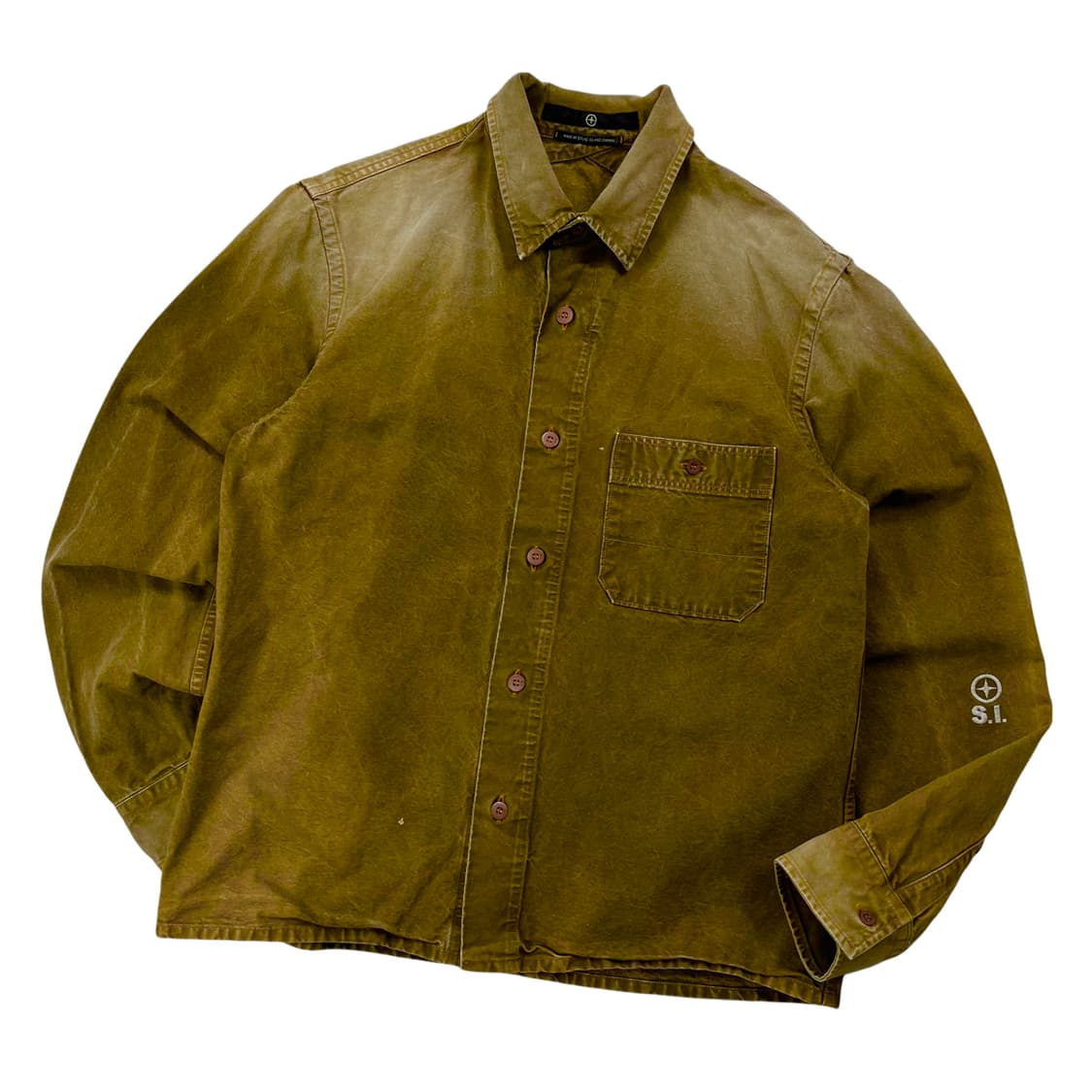 스톤아일랜드 데님 카키 자켓 상품이미지1