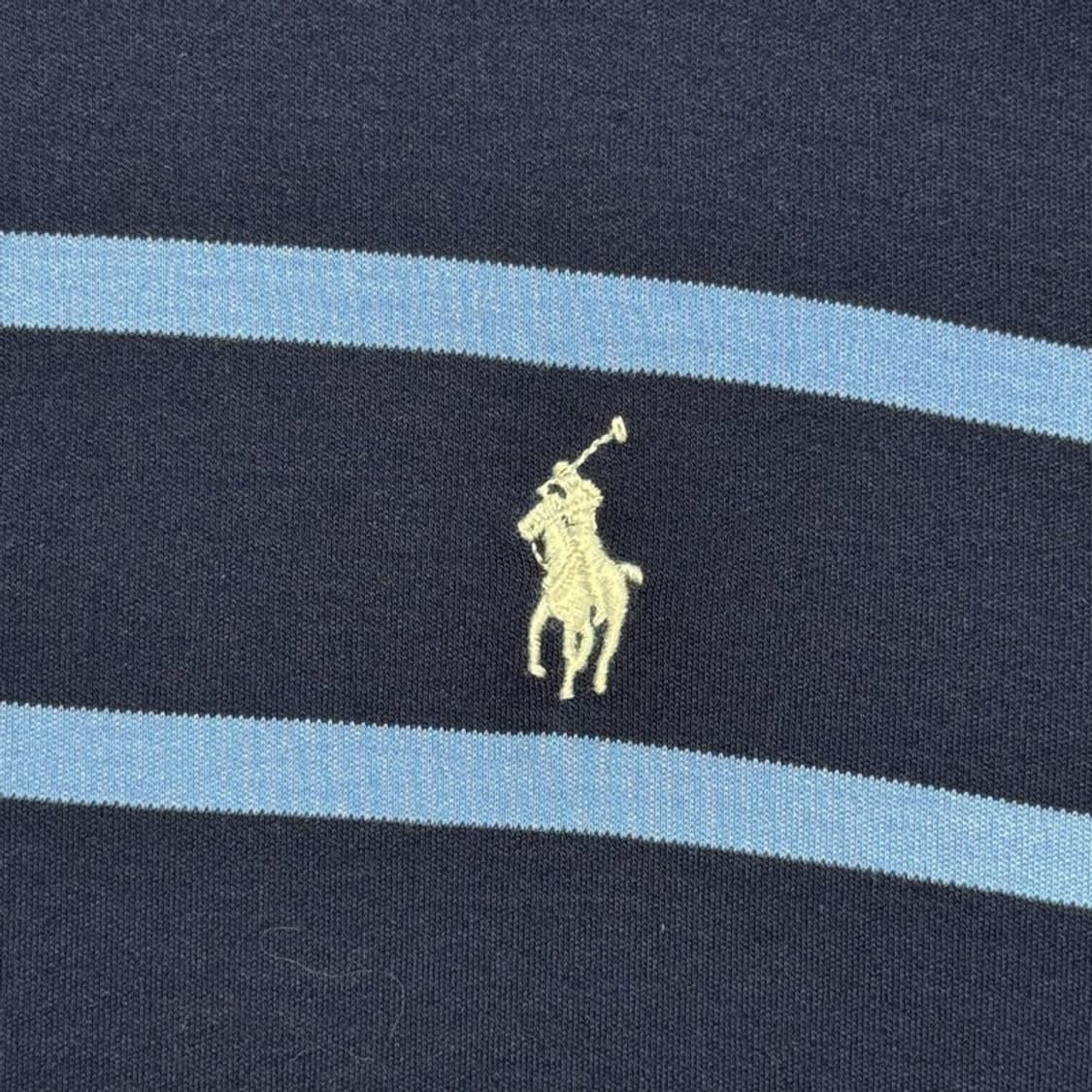 RALPH LAUREN PK 스트라이프 반팔 블루 M 상품이미지2
