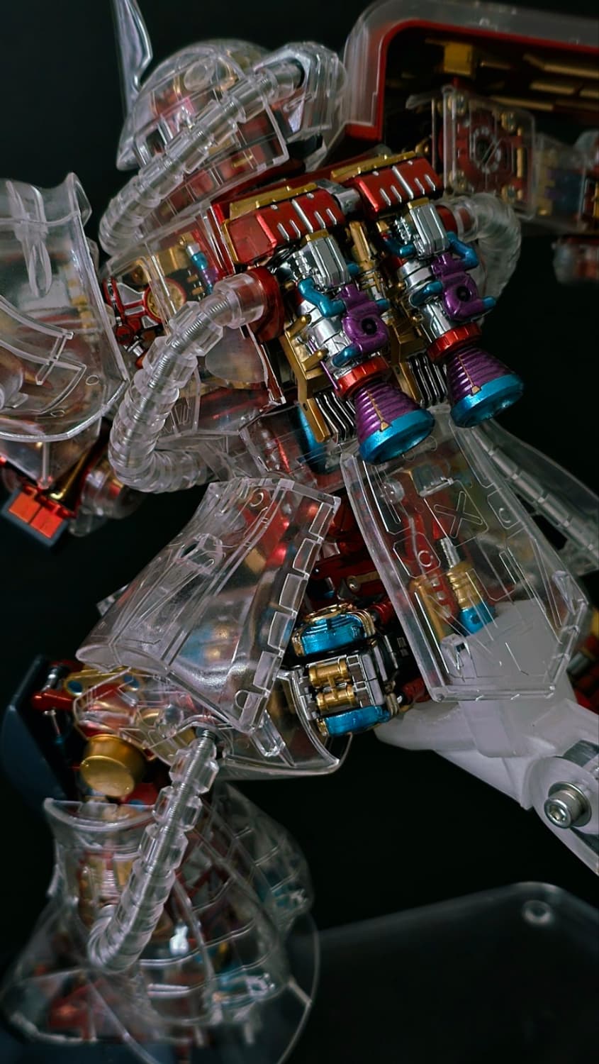 반다이 PG 퍼스트 건담 & 샤아 자쿠 도색작 판매 합니다. 상품이미지2