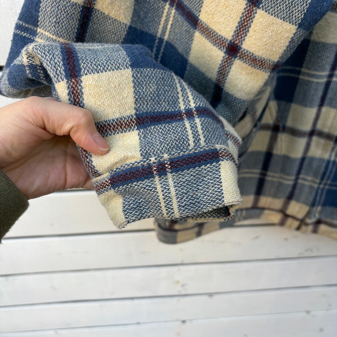 Lee 리 울 체크 워크자켓 상품이미지4