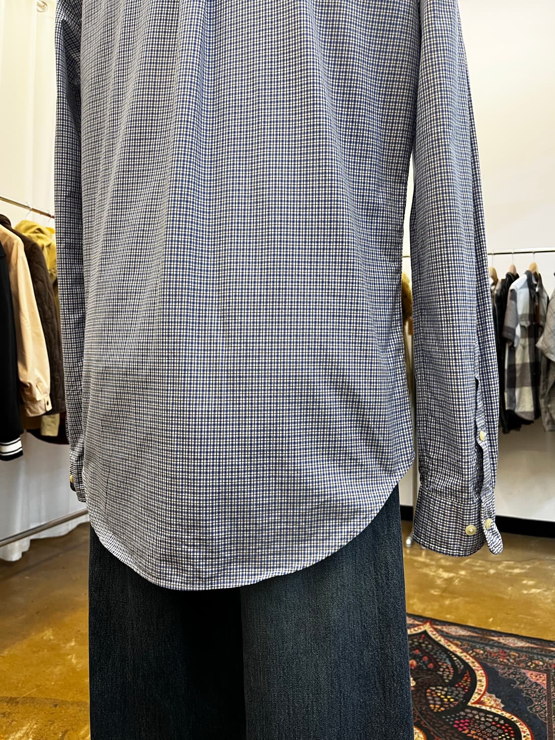 폴로 랄프 로렌 클래식핏 체크 셔츠 상품이미지6