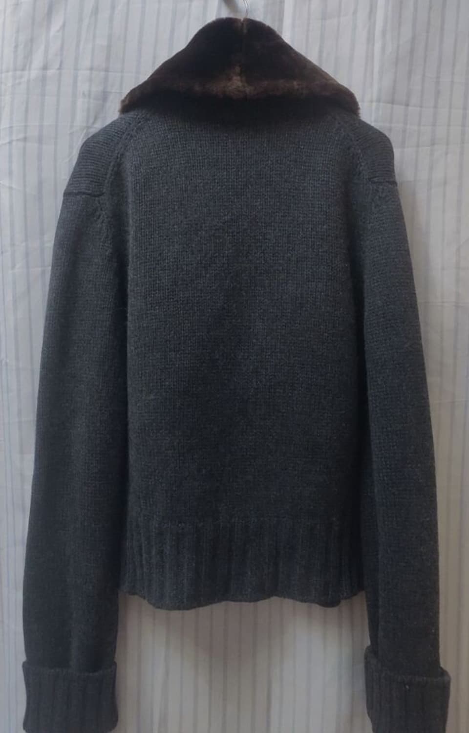 에르메스 04/FW by 장 폴 고티에 디테쳐블 숄 칼라 카디건-해외발송 상품이미지3