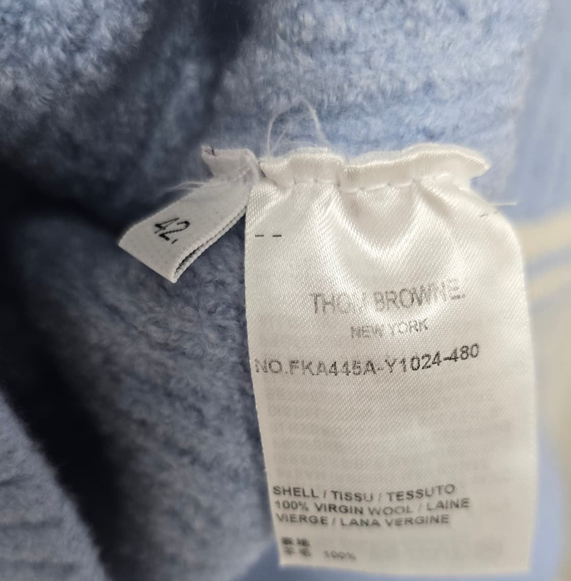 톰브라운 사선완장 여성 니트 판매 상품이미지3