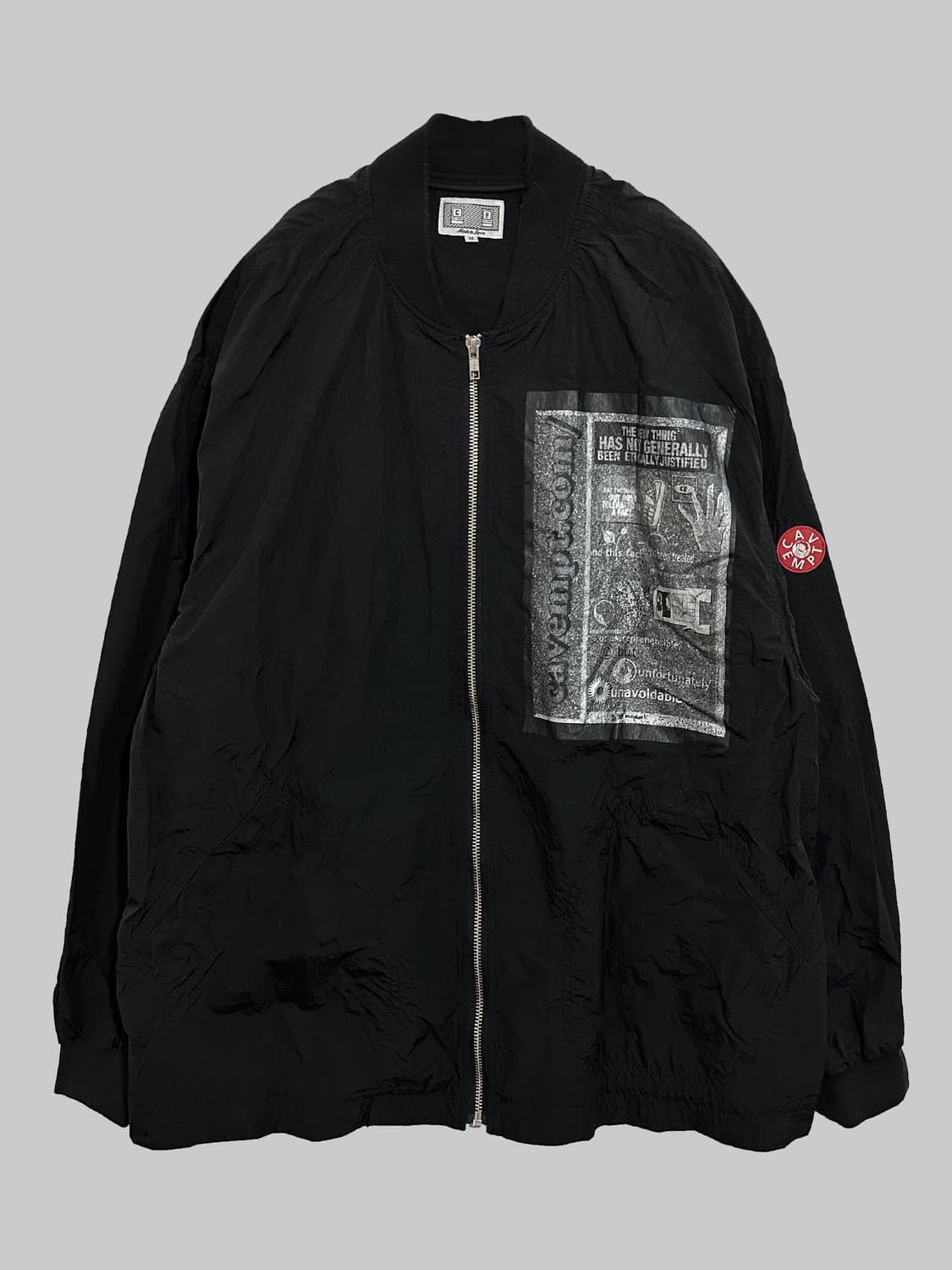 카브엠트 나일론 그랙픽 집업 자켓 상품이미지1