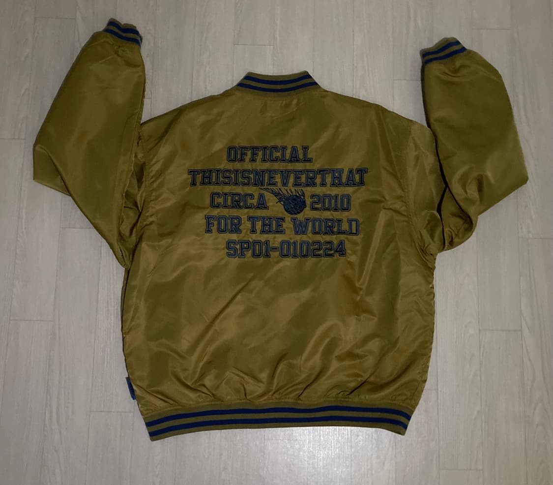 디스이즈네버댓 새틴 바시티 자켓 Satin Varsity Jacket 상품이미지2