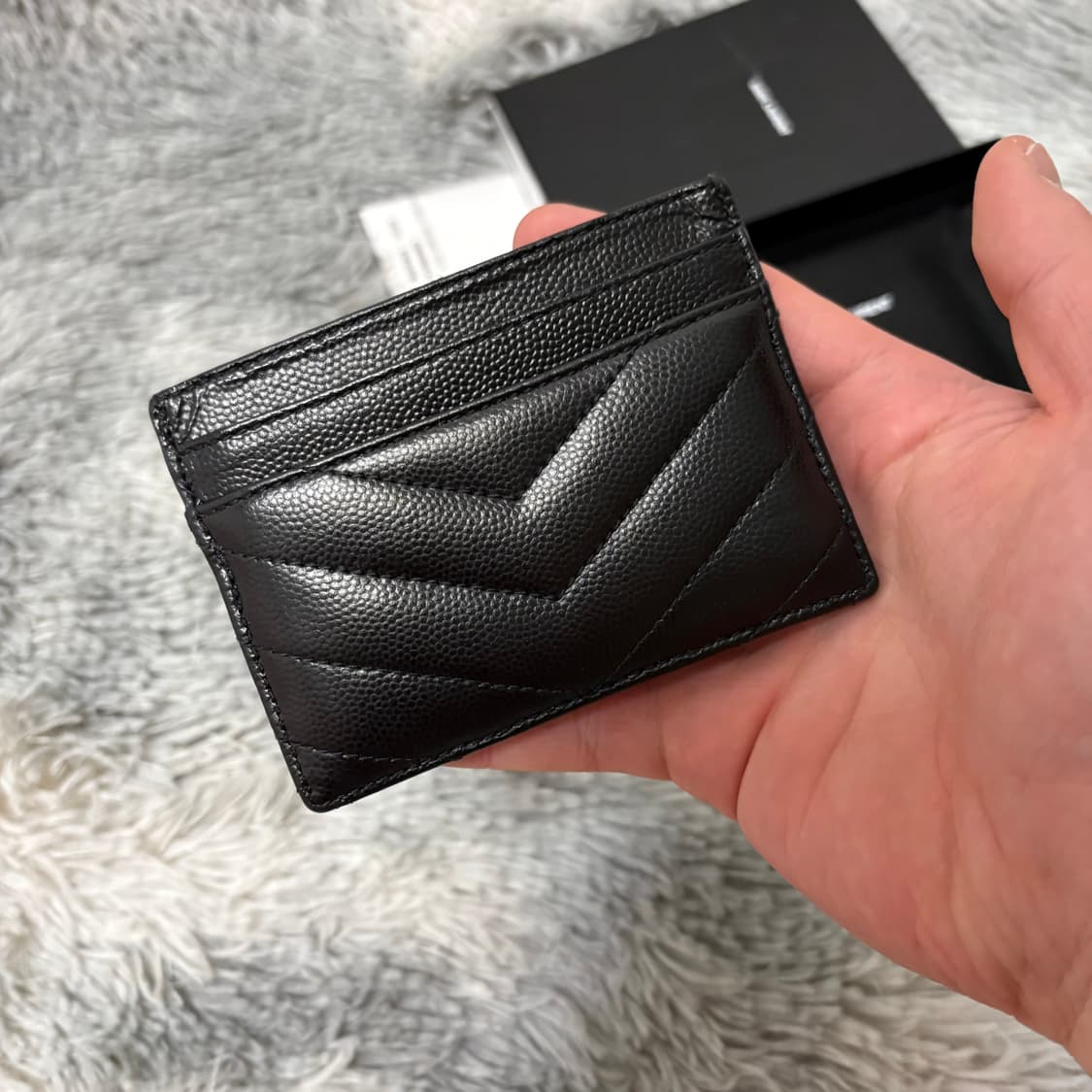 입생로랑 마틀라세 카드지갑 은장 상품이미지2