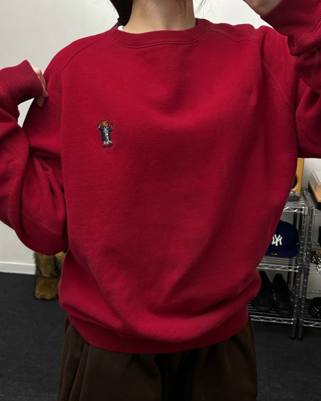 폴로 베어 자수 90s 맨투맨 상품이미지2