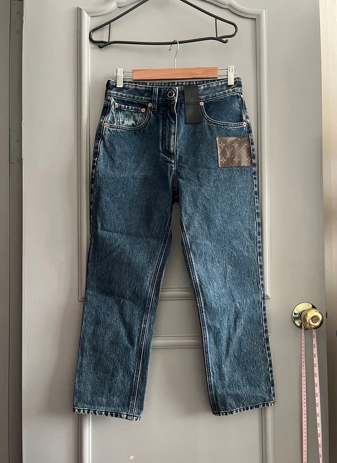 22ss 루이비통 모노그램 패치 진 36사이즈 상품이미지5