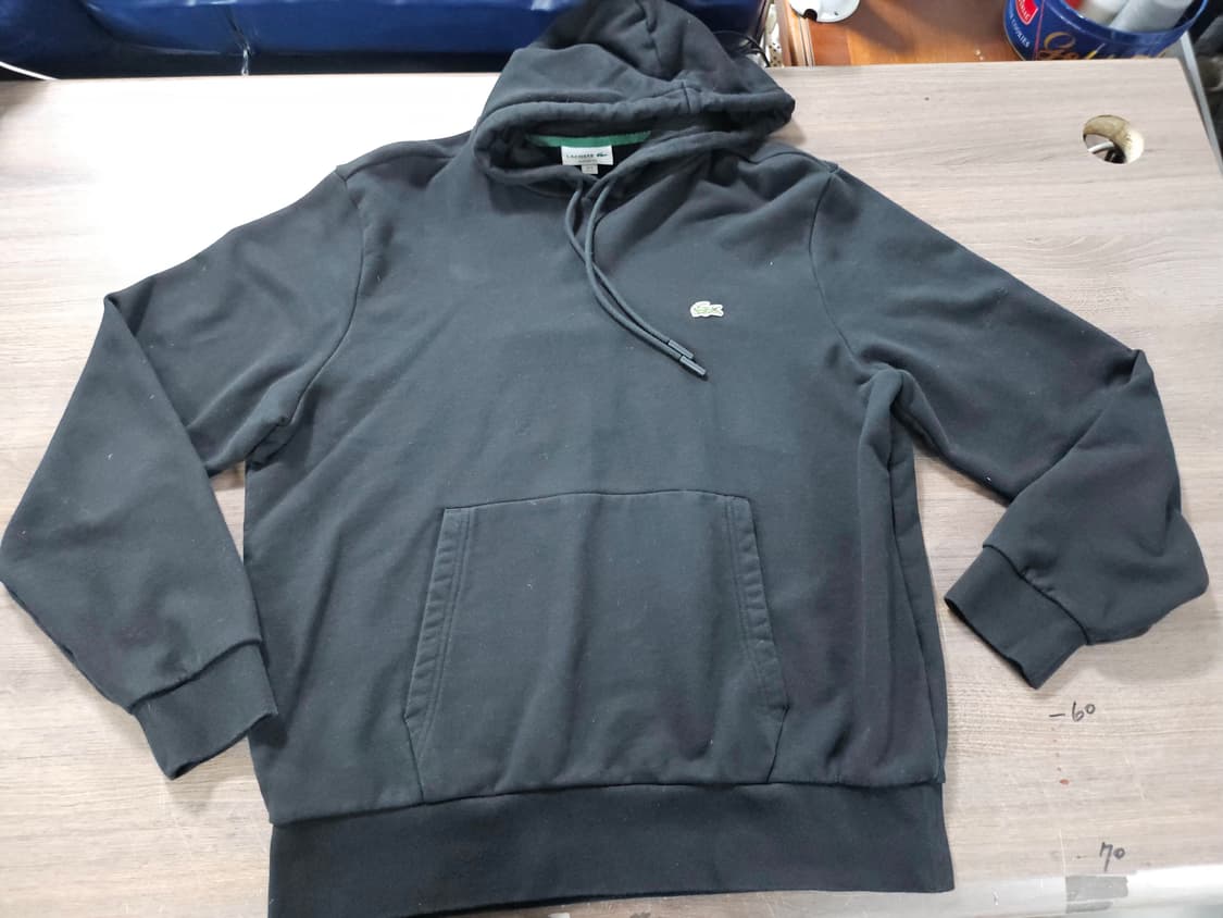 라코스테 블랙 후두 맨투맨 XL 상품이미지2