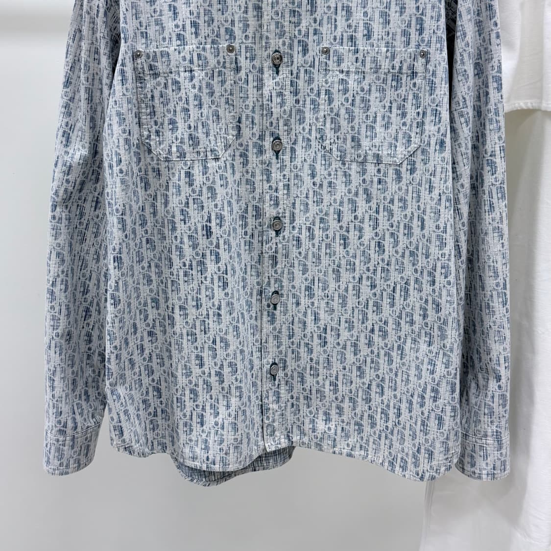 [S+급/42] 디올 오블리크 카스리 데님 오버셔츠 자켓 상품이미지3