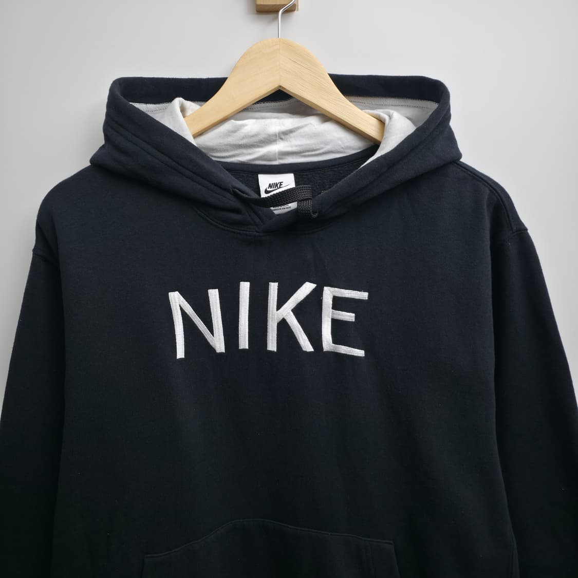 [M] 나이키 블랙 후드티 상품이미지2
