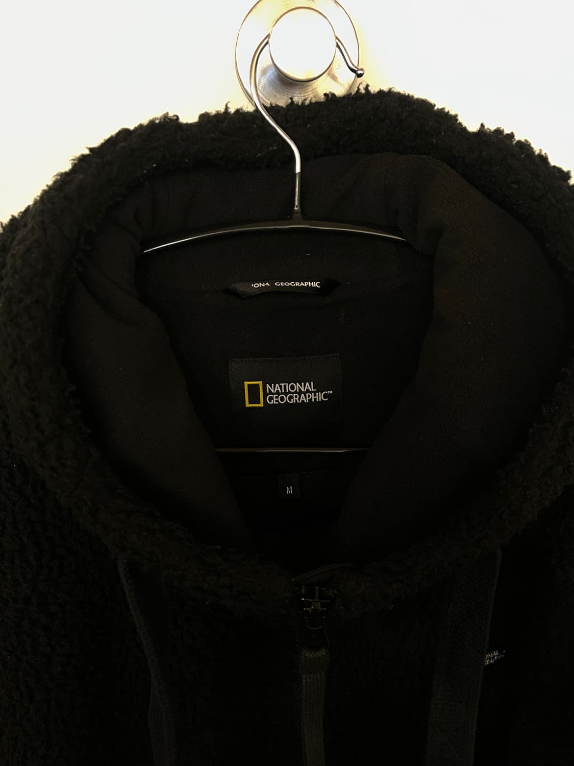 내셔널지오그래픽 뽀글이 후드집업 M 상품이미지3