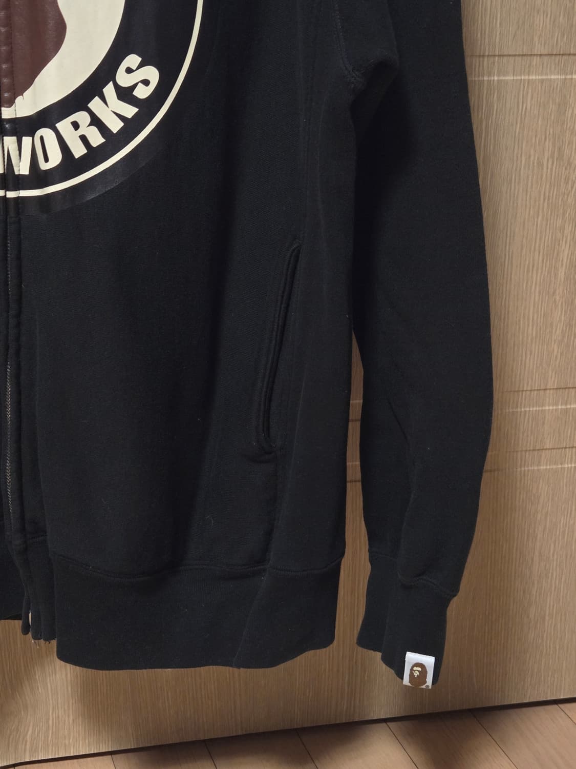 베이프 후드집업 블랙 L 상품이미지2