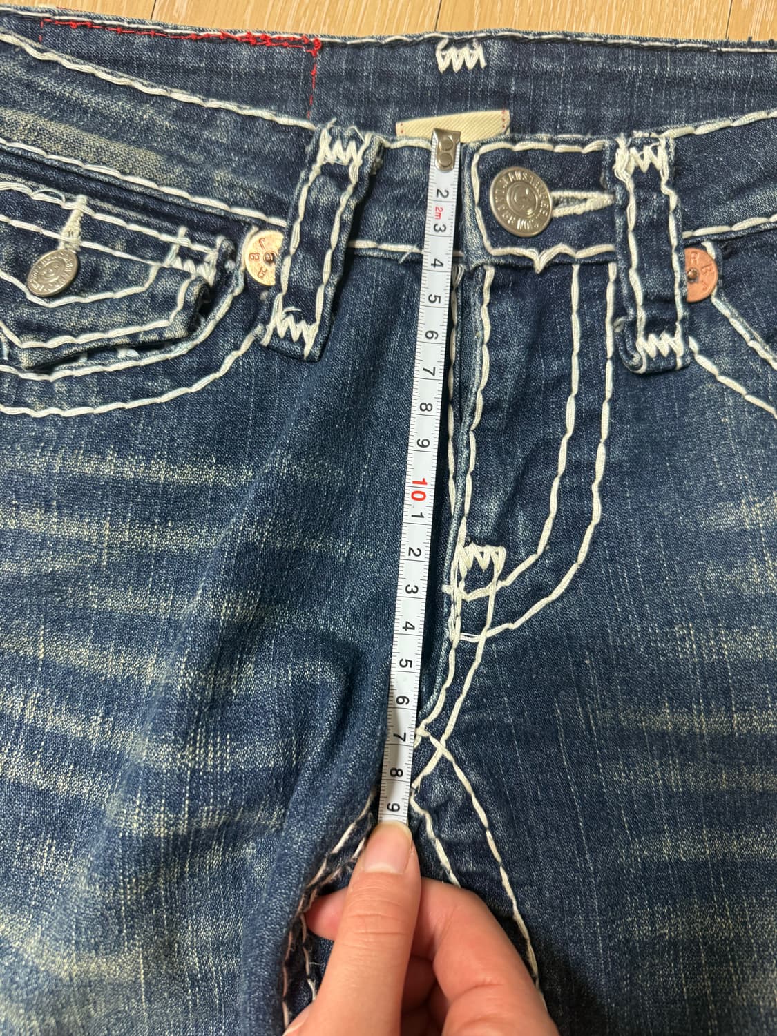 트루릴리전 조이수퍼티 부츠컷 25 실측ㅇ 상품이미지4