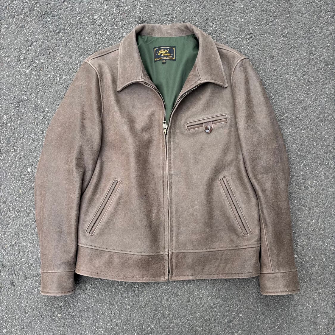 모터사이클 소가죽 자켓 상품이미지1