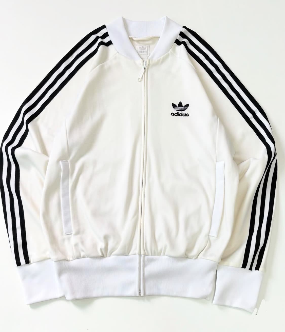 아디다스 슈퍼스타 크림 화이트 아이보리 트랙탑 져지 상품이미지1