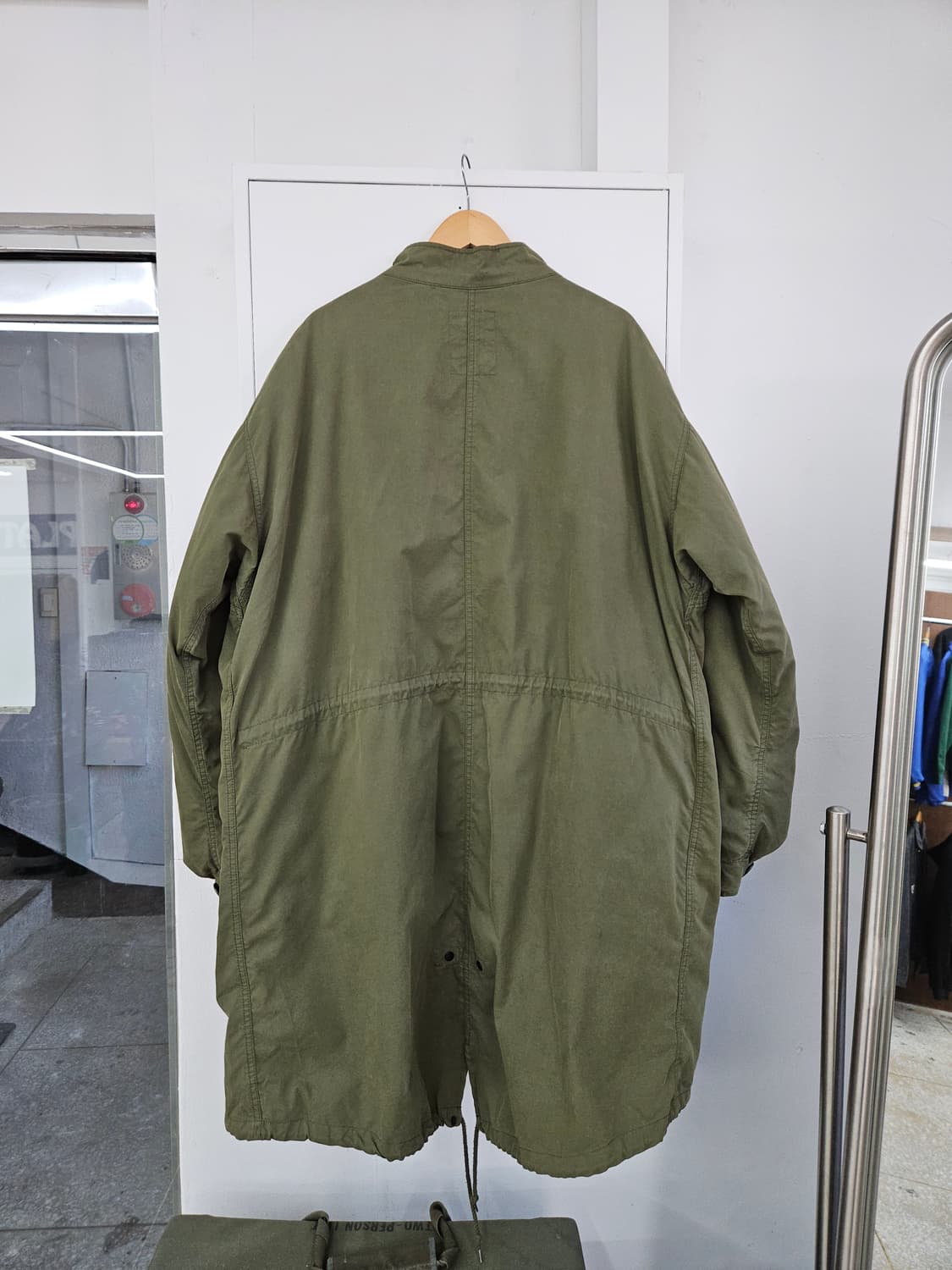 프릭스스토어 M65 피쉬테일 파카 L 올리브 개파카 상품이미지4