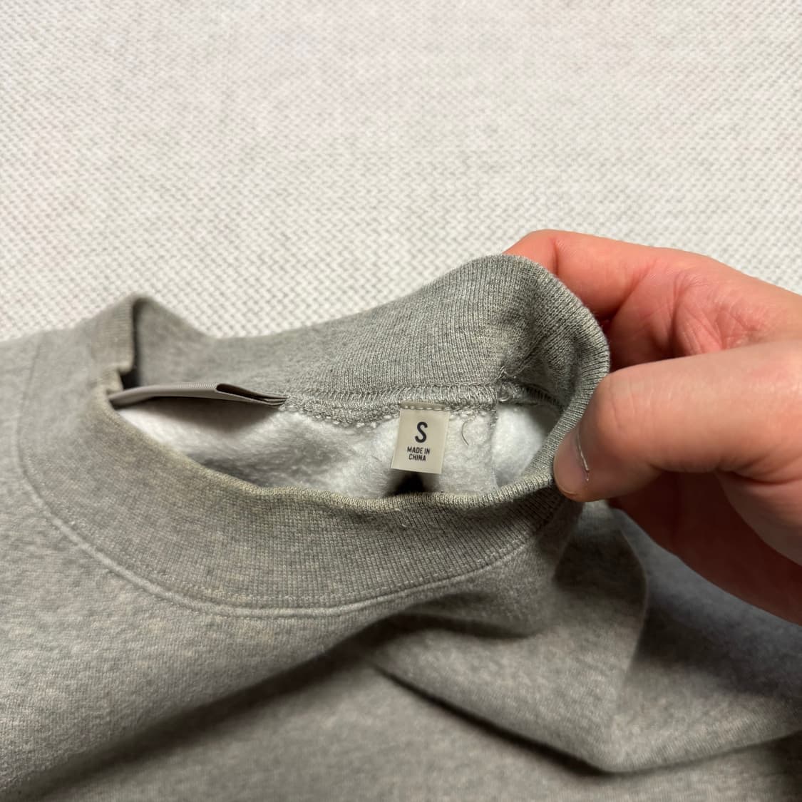 피어오브갓 에센셜 오버핏 크루넥 맨투맨 상품이미지3