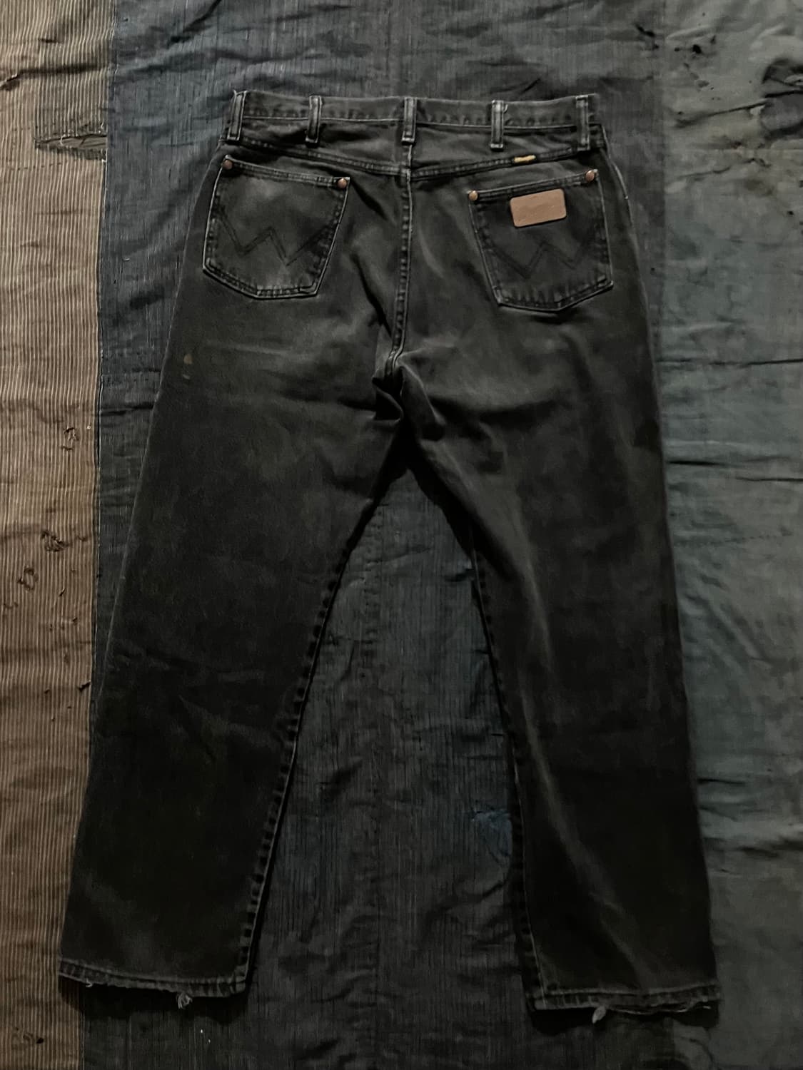 🇺🇸 90s USA 빈티지 랭글러 13MWZWK 블랙 데님 팬츠 상품이미지3