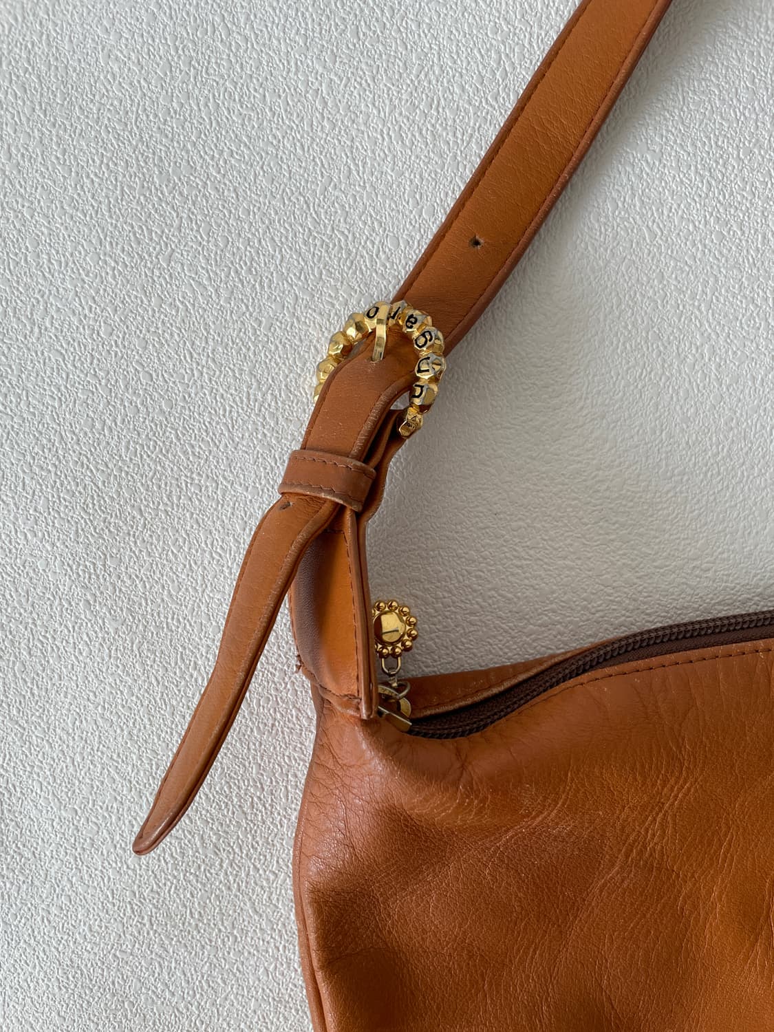 Pre owned 레더 숄더백 상품이미지5