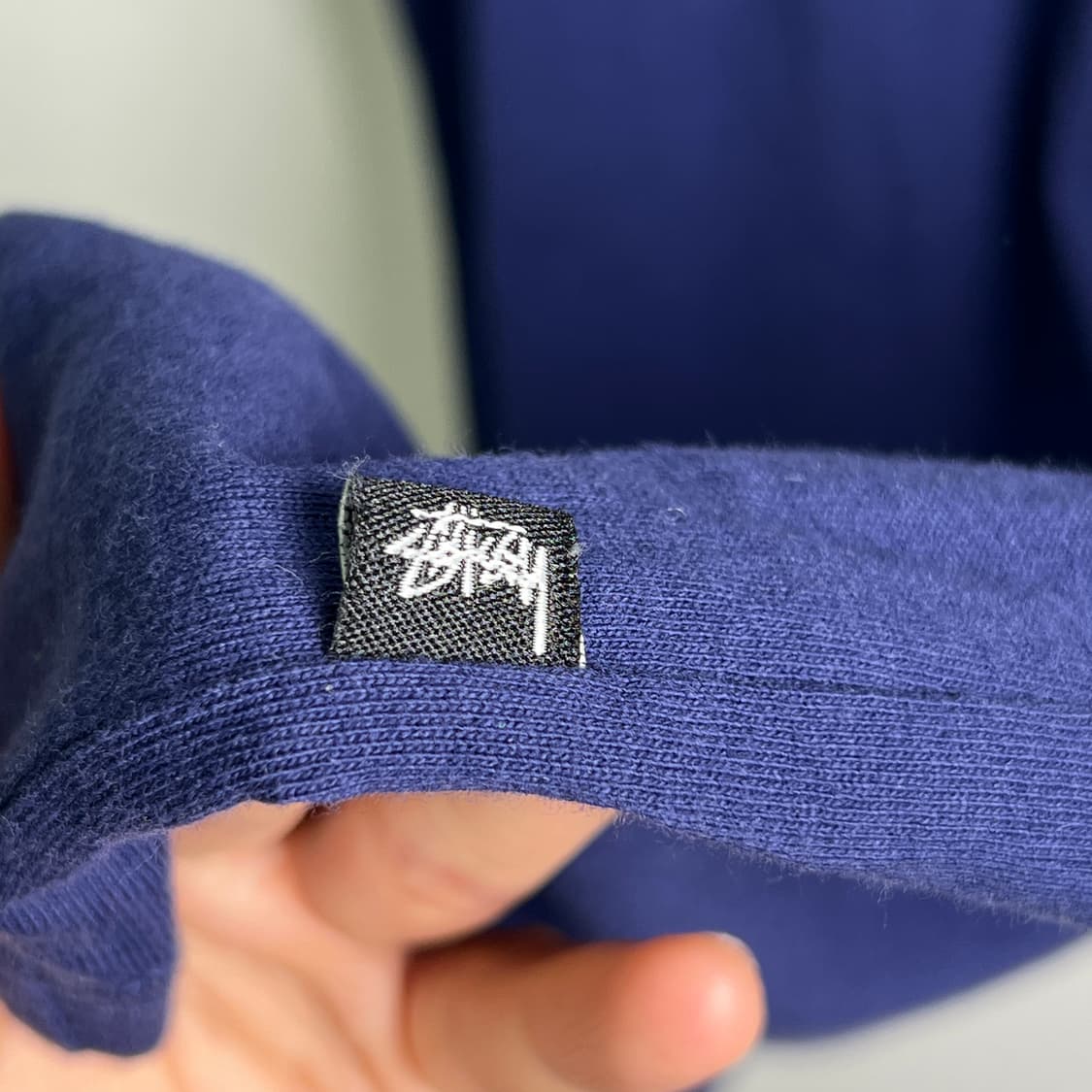 stussy 스투시 그래피티 크라운 네이비 반팔 티셔츠 M 상품이미지6