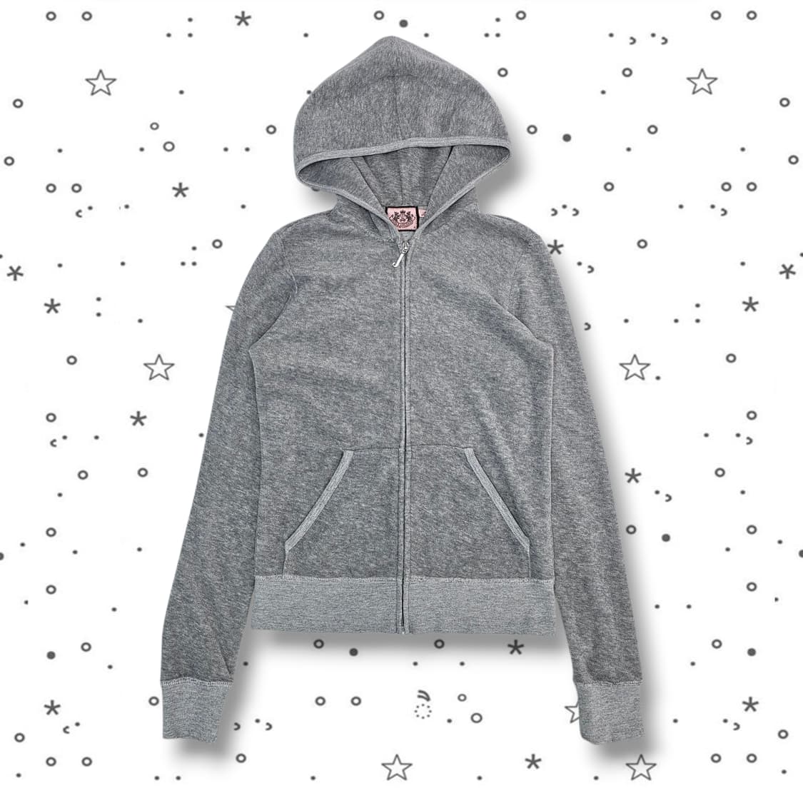 S JUICY COUTURE 그레이 테리 후드집업 상품이미지4