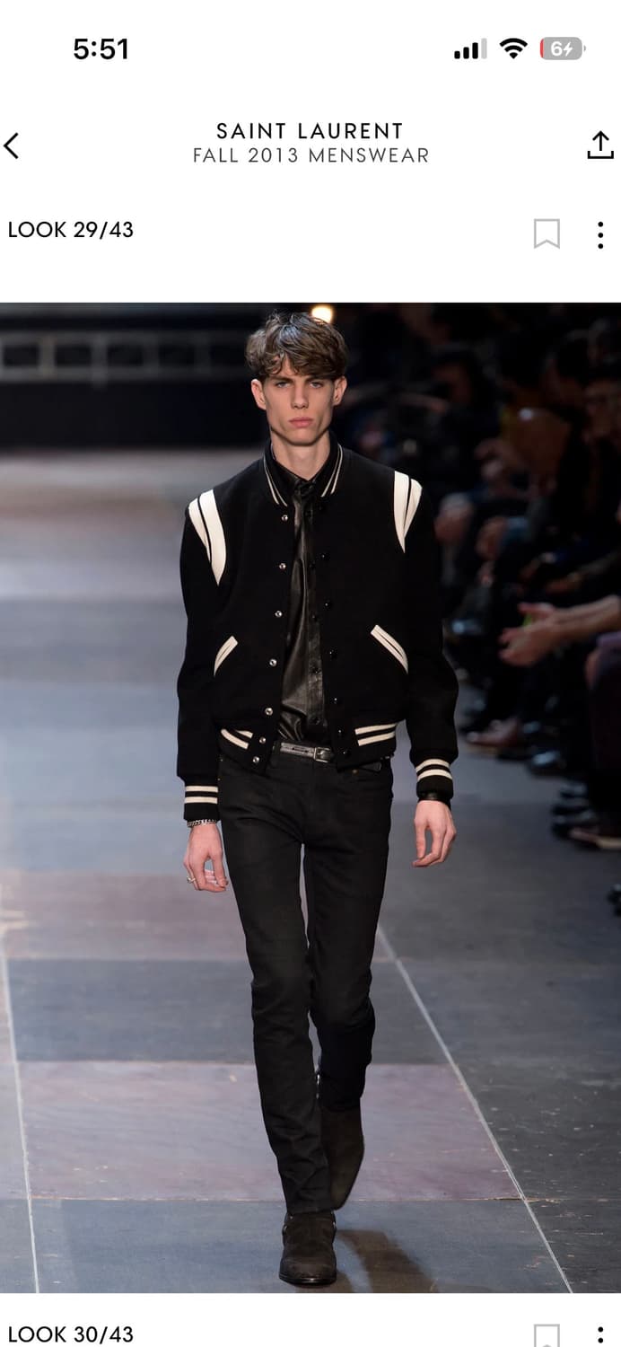 생로랑 13fw 테디자켓 48 상품이미지1