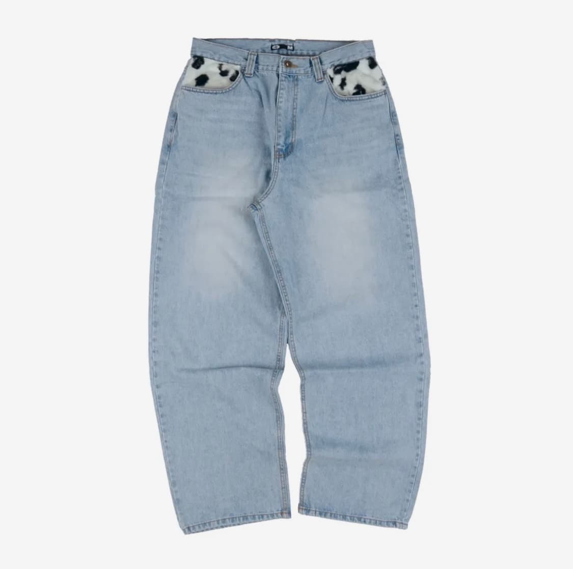 이알티알 Cow Star Denim Pants 라이트 블루 상품이미지1