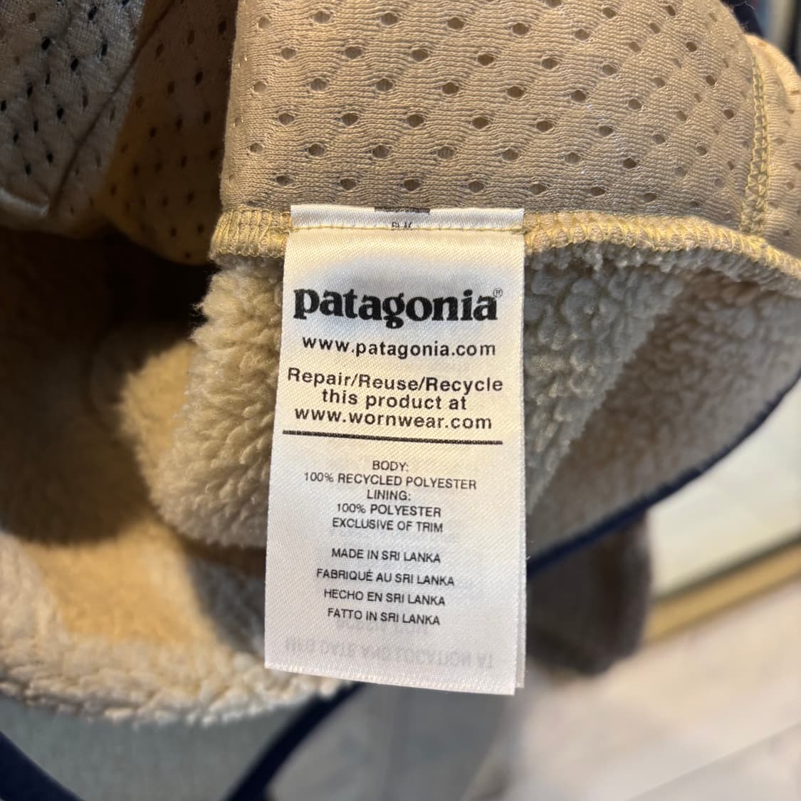 파타고니아 레트로파일 후리스 조끼 S 베이지 상품이미지9
