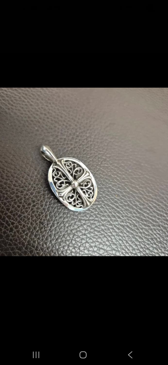 크롬하트 오발 팬던트 상품이미지1