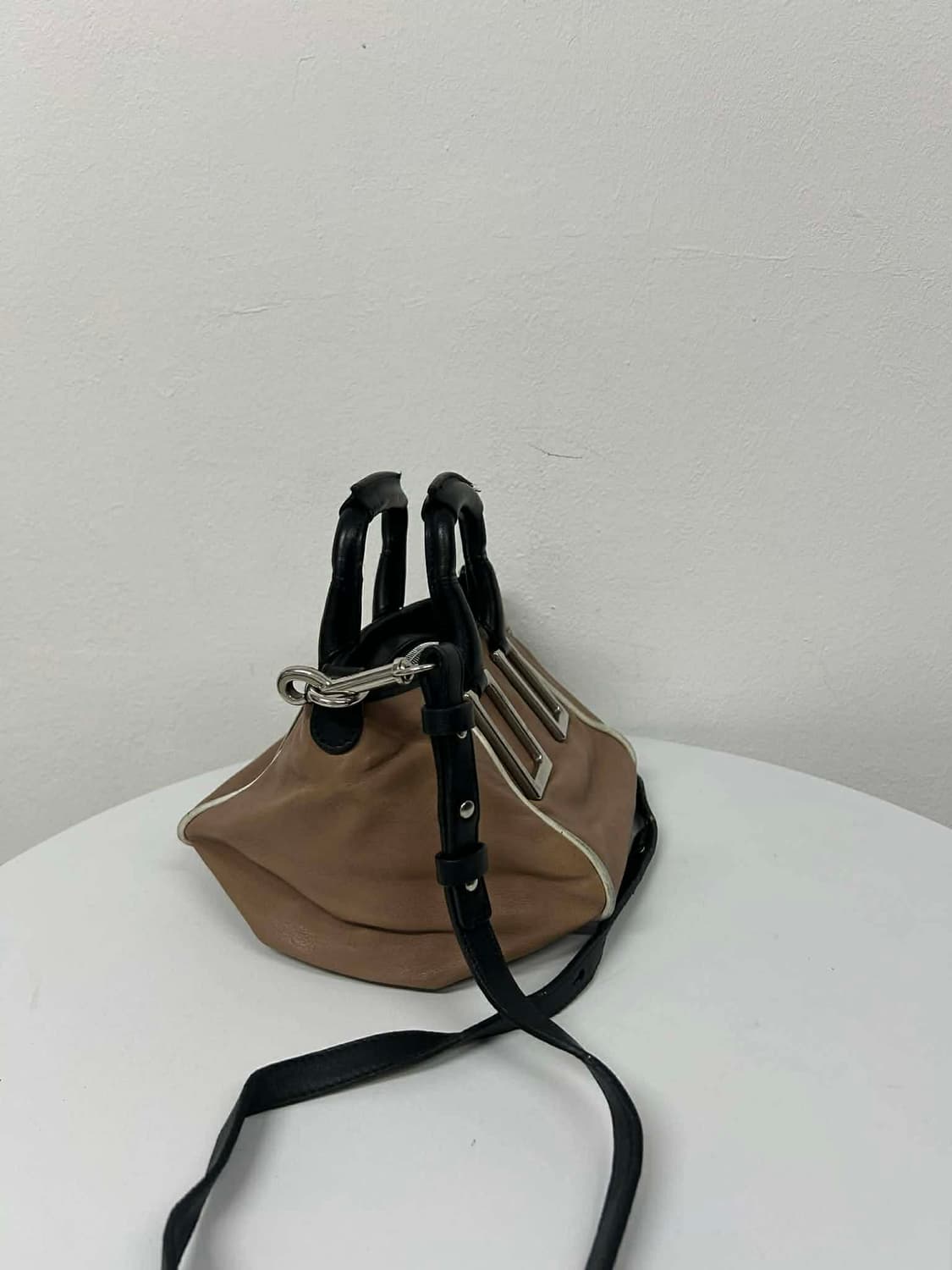 끌로에 가죽 투톤 투웨이 숄더백 크로스백 상품이미지3