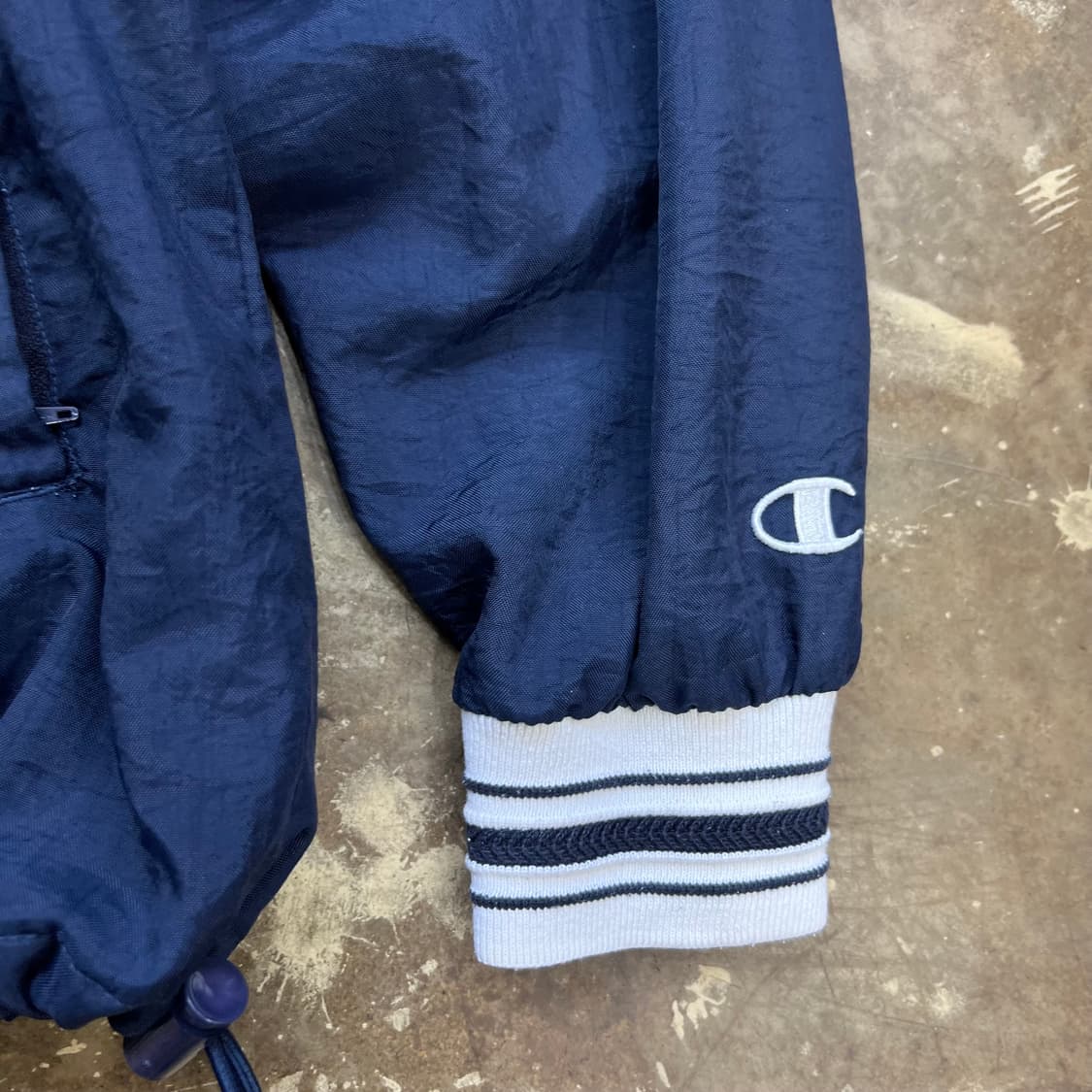 L) 빈티지 챔피온 아노락 웜업 자켓 점퍼 아메카지 워크웨어 올드스쿨 상품이미지3