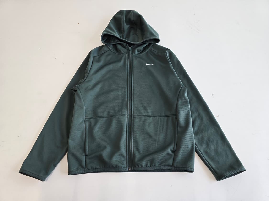 나이키 드라이핏 기모 후드집업 카키 XL  상품이미지1