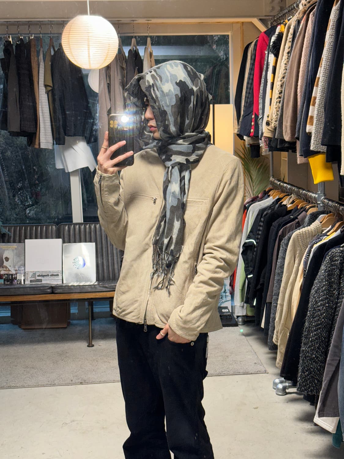 Glen prince 카모플라주 머플러 상품이미지5