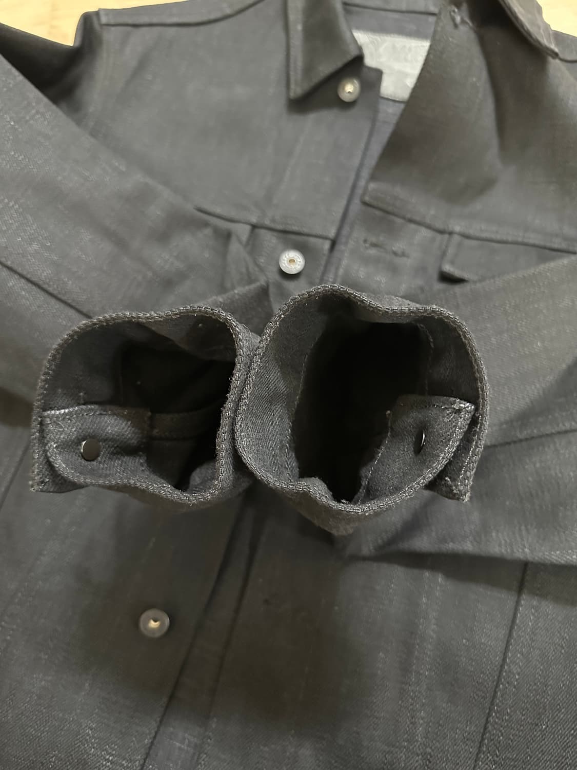 네이키드앤페이머스  naked & famous 20oz 블랙 데님 자켓 상품이미지7