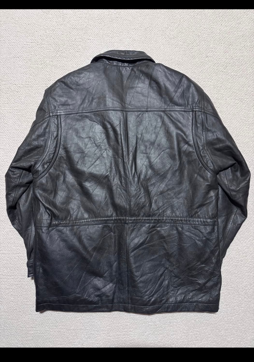 바라쿠타 소가죽 레더 코트 상품이미지2