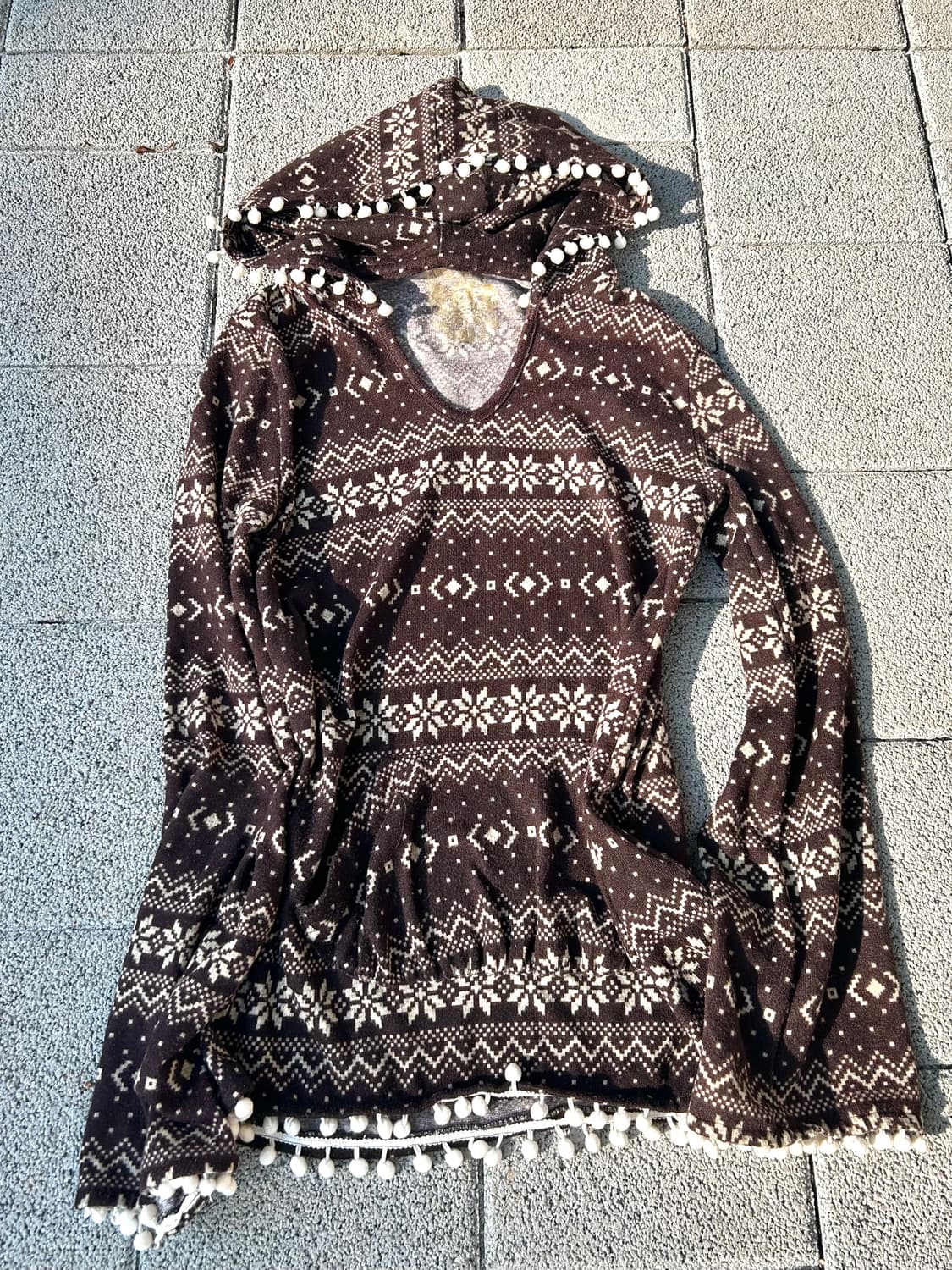 *rare* 2000s 리즈리사돌 노르딕 폼폼 후드 상품이미지1