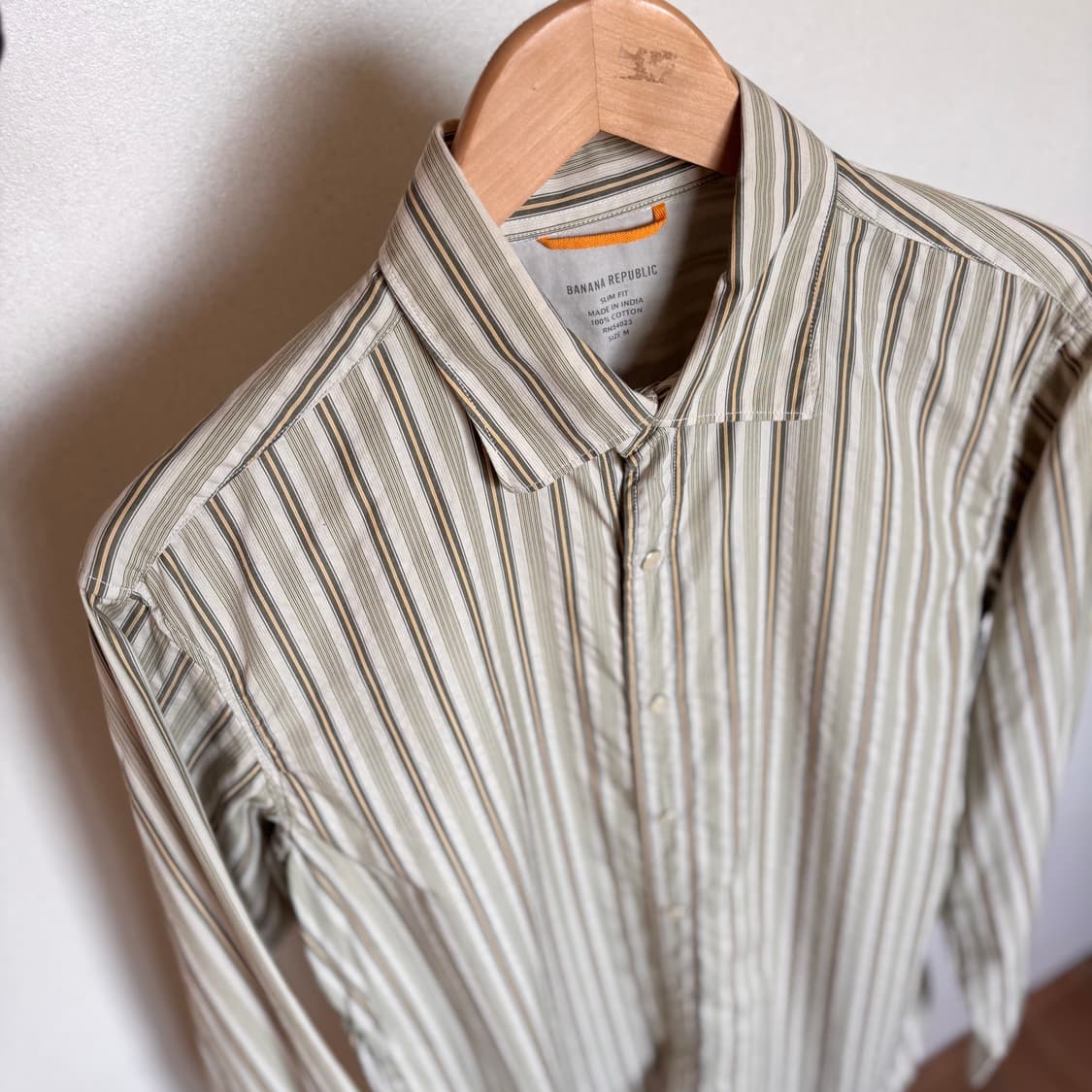 바나나 리퍼블릭 스트라이프 셔츠 M 105 수입 정품 상품이미지9