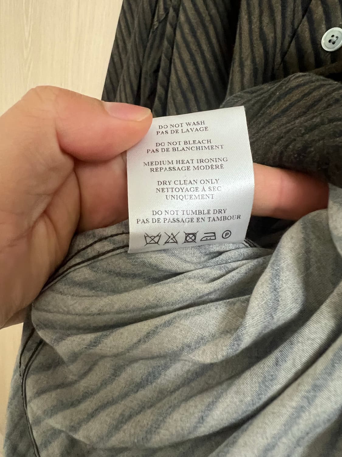 르메르/19AW 스트레이트 카라 비스코스 셔츠 상품이미지5