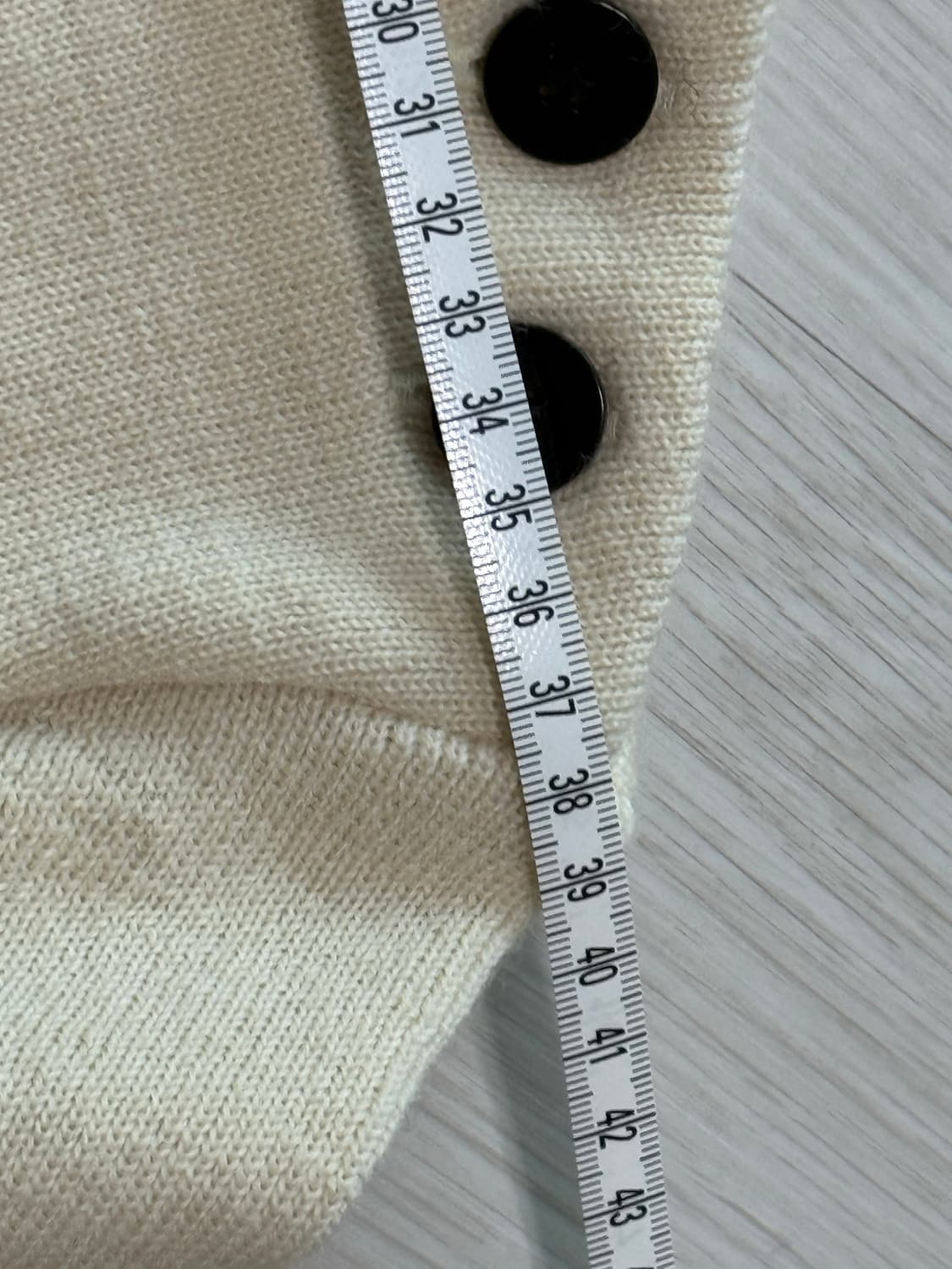 세인트제임스(Saint James) 아이보리 견장 니트 상품이미지5