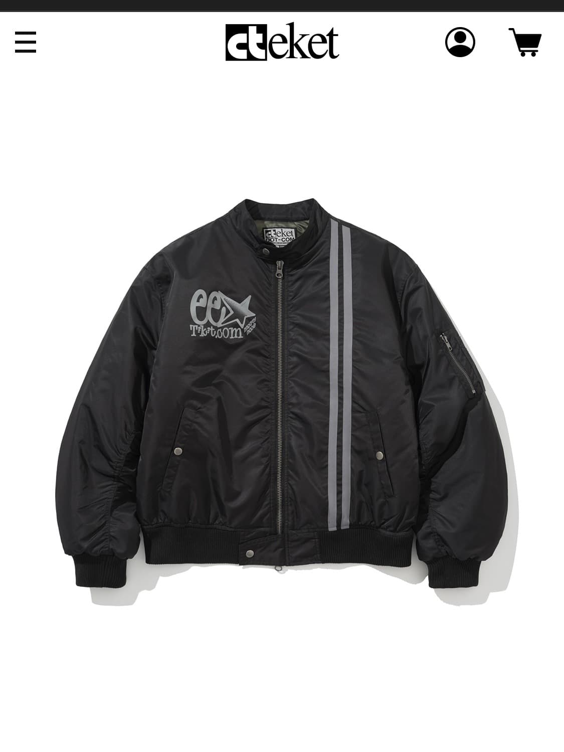 테켓 ee Electric MA-1 자켓 상품이미지3