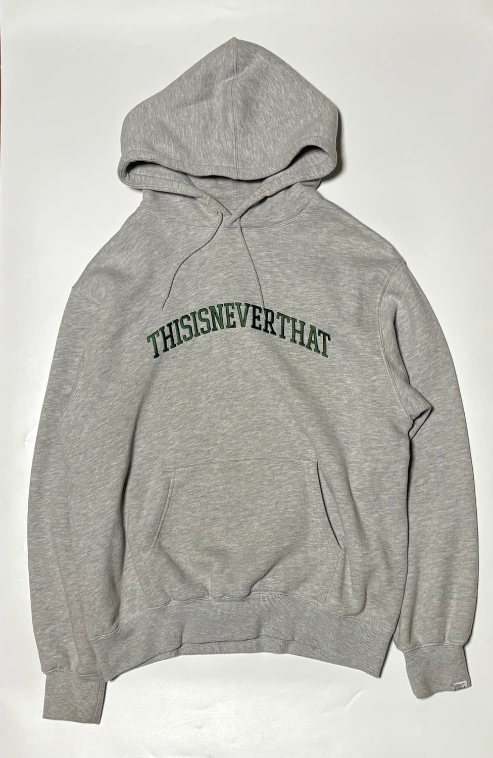 디스이즈네버댓 Arch-Logo Hoodie Heather Grey 상품이미지2