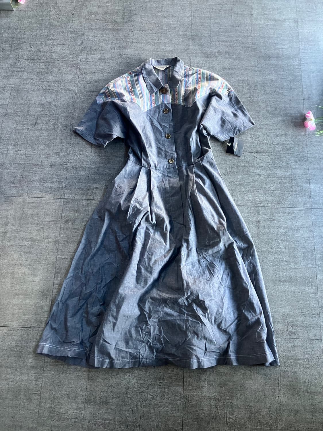 일본빈티지 Xinniang 올드스쿨아메카지할메카지 웨스턴원피스 상품이미지1