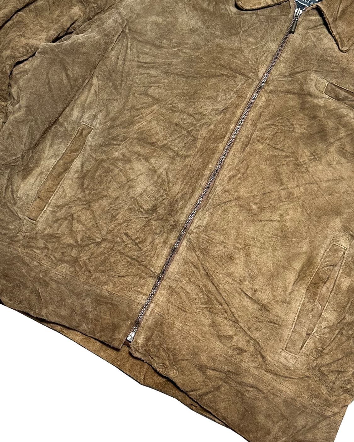 Andrew Fezza 헤비 리얼 레더 스웨이드 자켓 상품이미지4