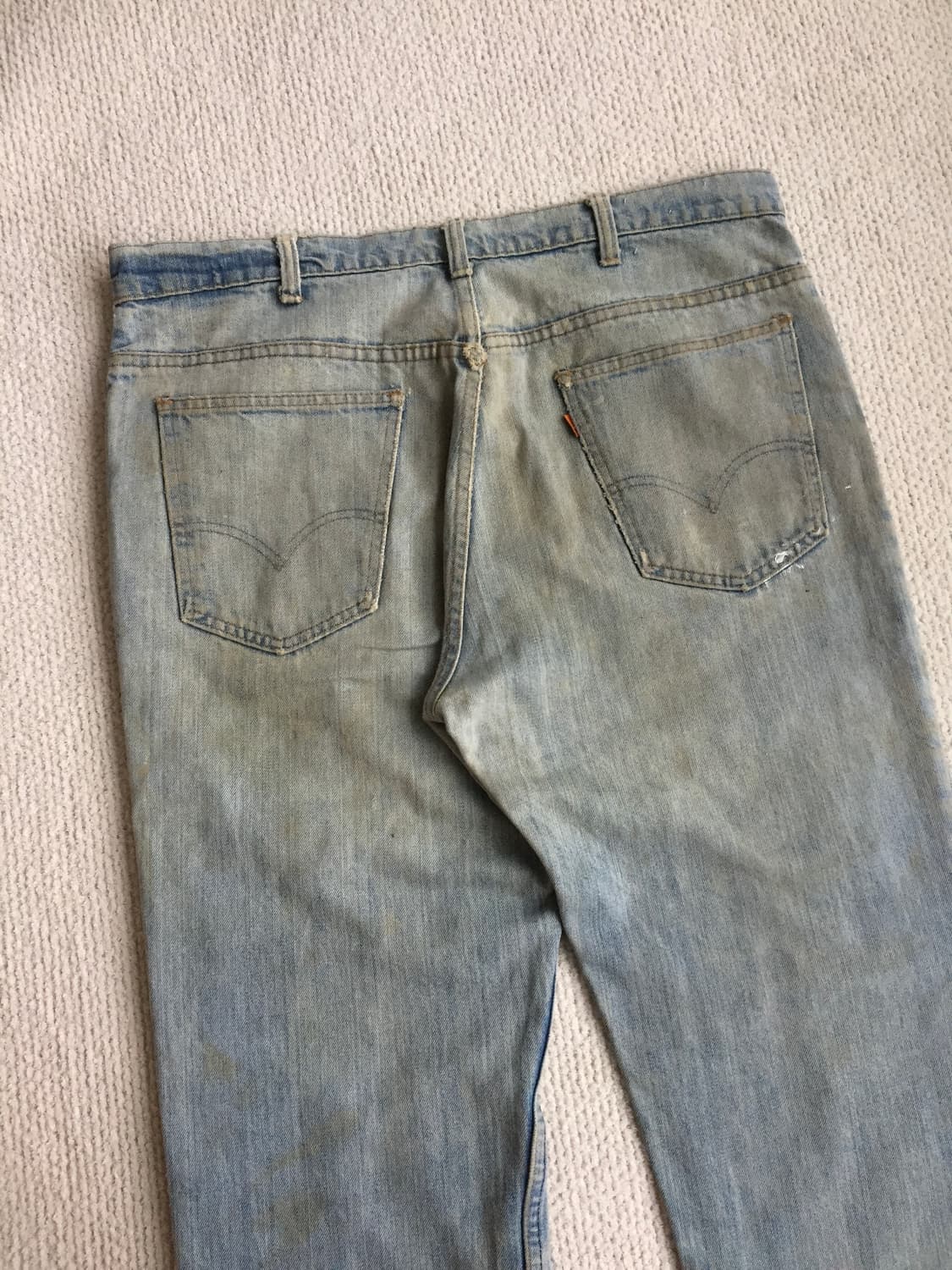 70‘s levis 646 블랭크탭 벨바텀 부츠컷 굿페이딩 상품이미지6