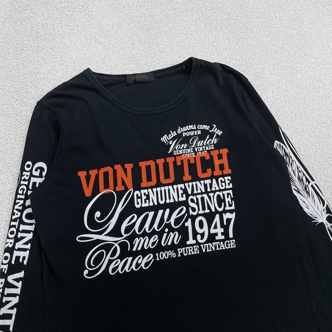 본더치 Vondutch 펑크 롱슬리브 블랙 상품이미지3