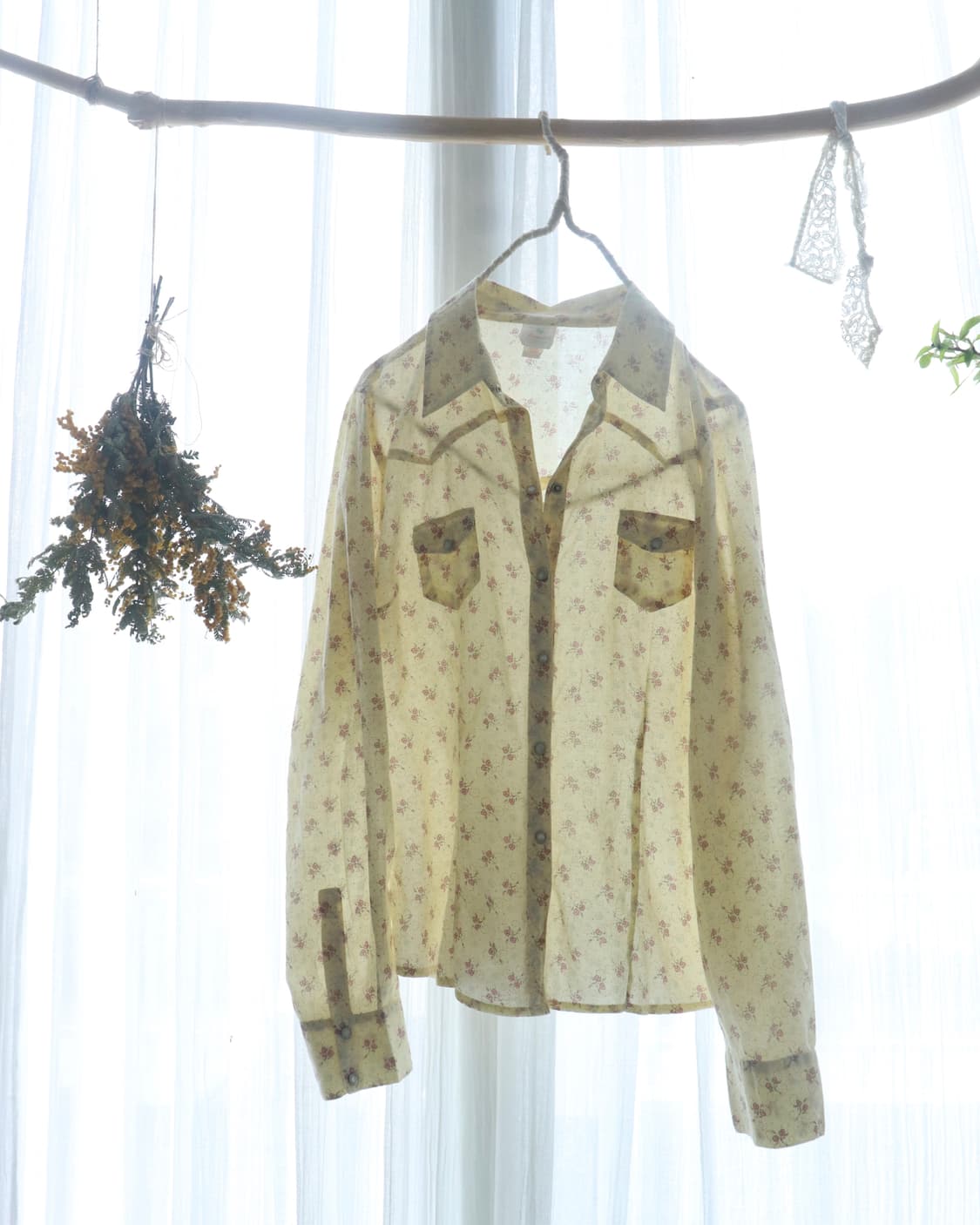 Vintage Butter Floral Shirt 상품이미지1